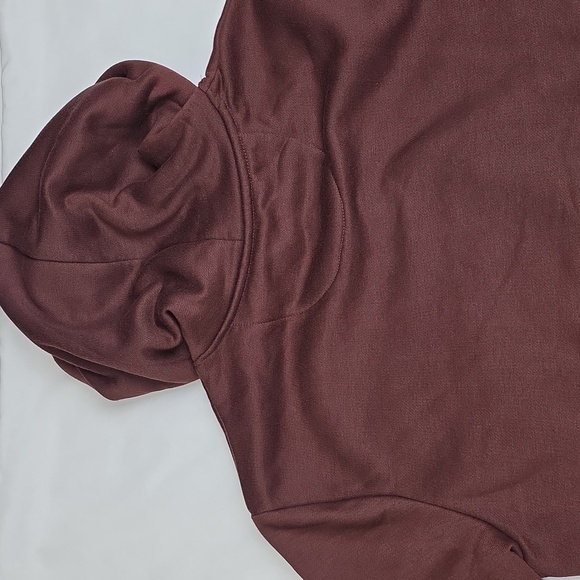 Kangol Maroon Bandana-Lined Pullover Hoodie Size M New - Picture 9 of 10